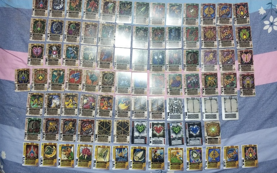 假面骑士blade全套卡片制作完成