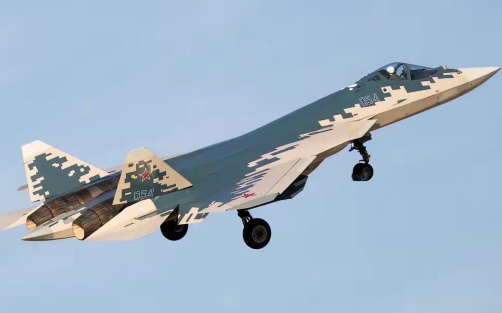 俄罗斯五代战机su-57