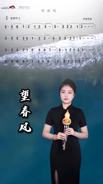 葫芦丝演奏望春风图片