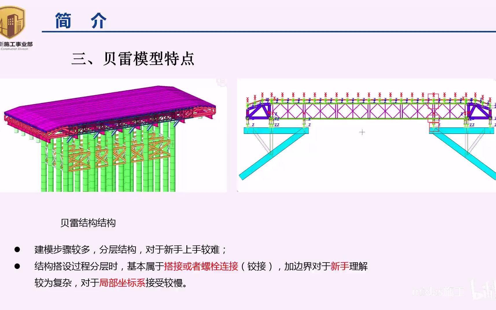 1.施工大临结构的建模和思考贝雷梁支架、钢便桥等于大川哔哩哔哩bilibili