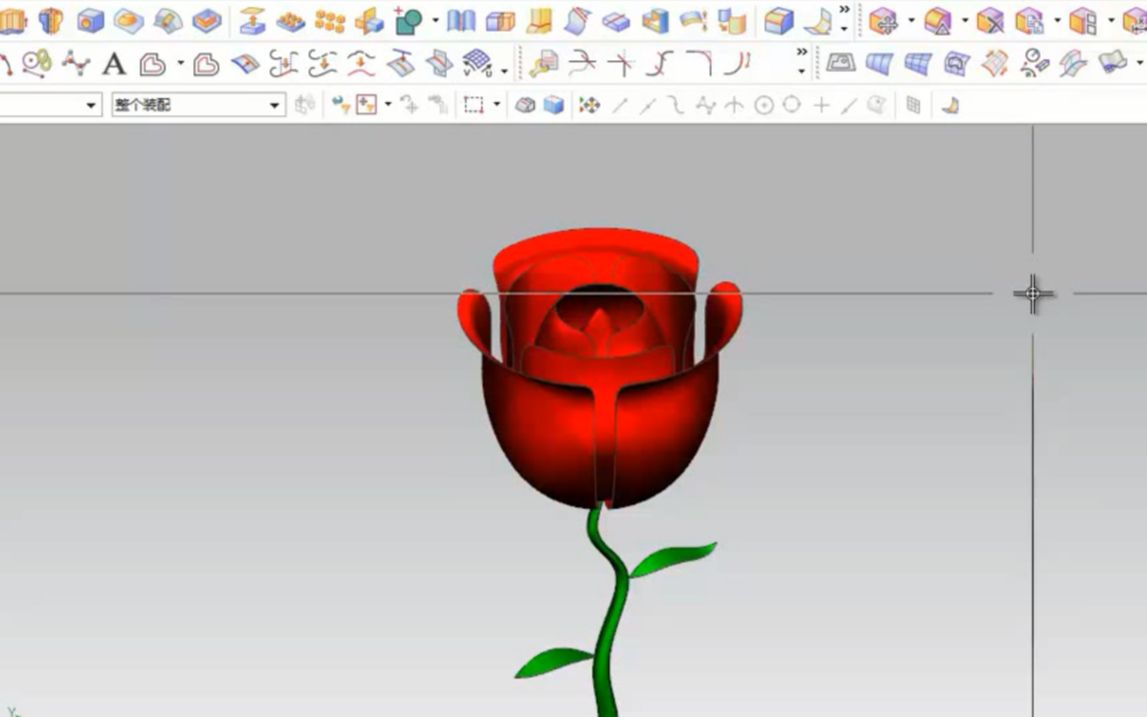ug视频 ug玫瑰花画法