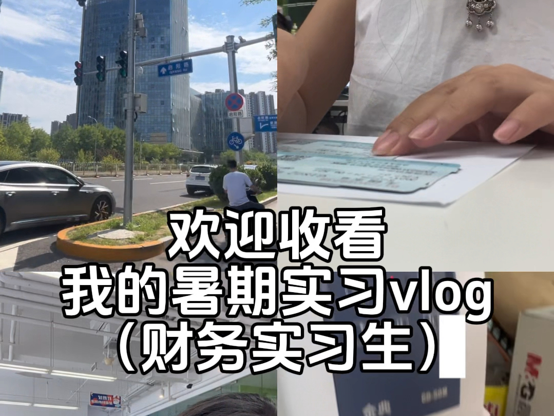 财务会计实习vlog哔哩哔哩bilibili