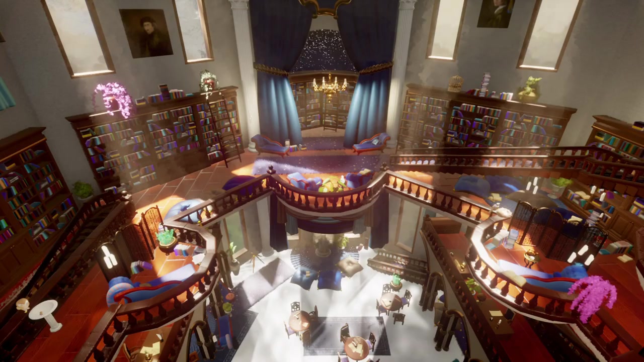 【环境音】拉文克劳公共休息室,春天的花地,放松的雨和洞穴氛围,放松