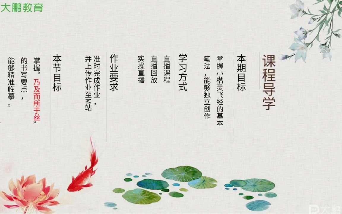 小楷教学 灵飞经【第3节】基本笔画(三)乃及而所于丝哔哩哔哩bilibili