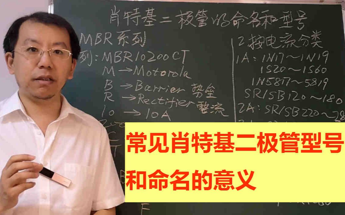 常见的肖特基二极管有哪些型号,它们的命名有什么特别的意义哔哩哔哩bilibili