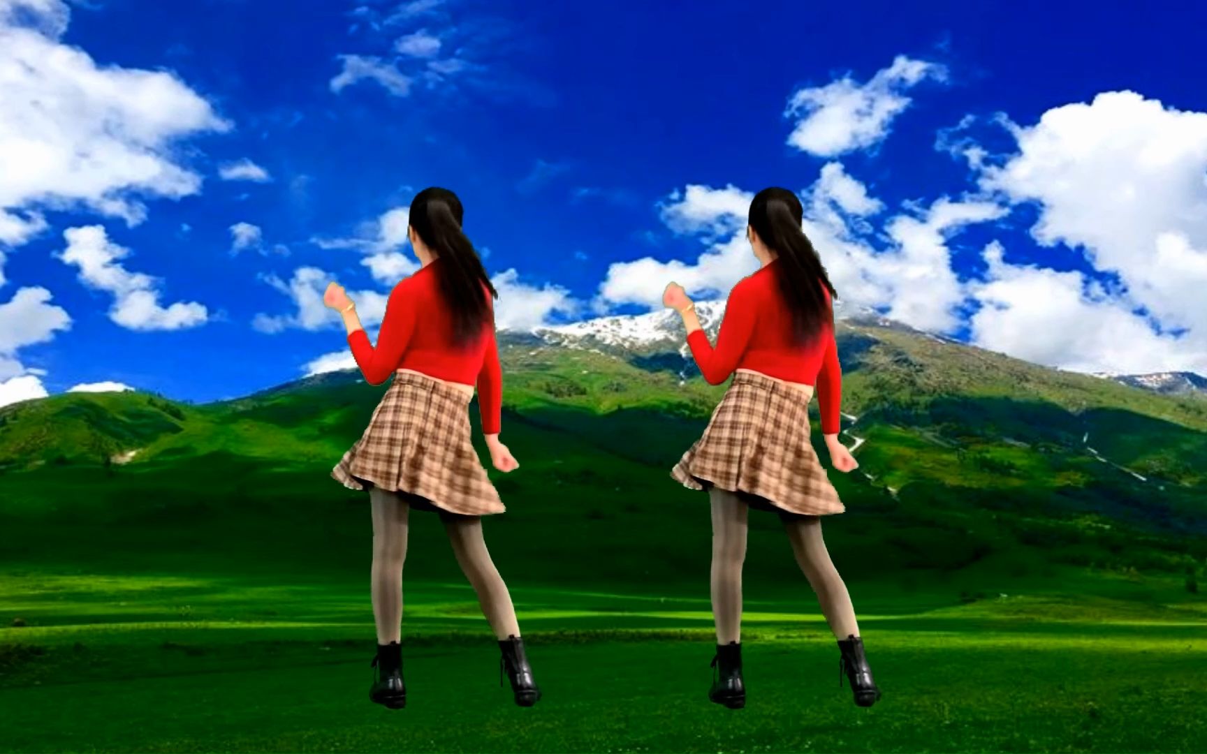 动感舞蹈,dj广场舞《浪漫樱花》背面