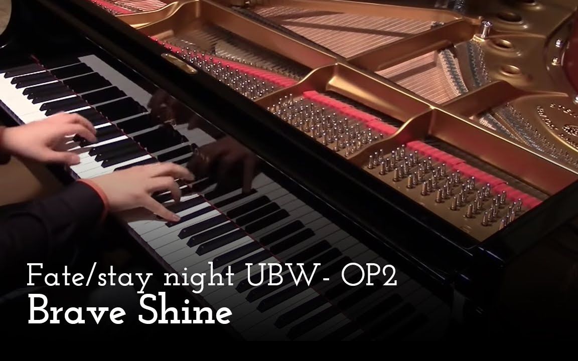 [图]【Animenz】红A帅醒歌（Brave Shine） - Fate/stay night UBW OP2 钢琴版