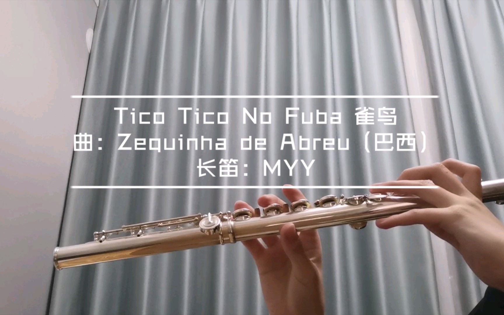 [图]【长笛】欢快的巴西音乐Tico Tico No Fuba雀鸟（玉米粉上的雀鸟）