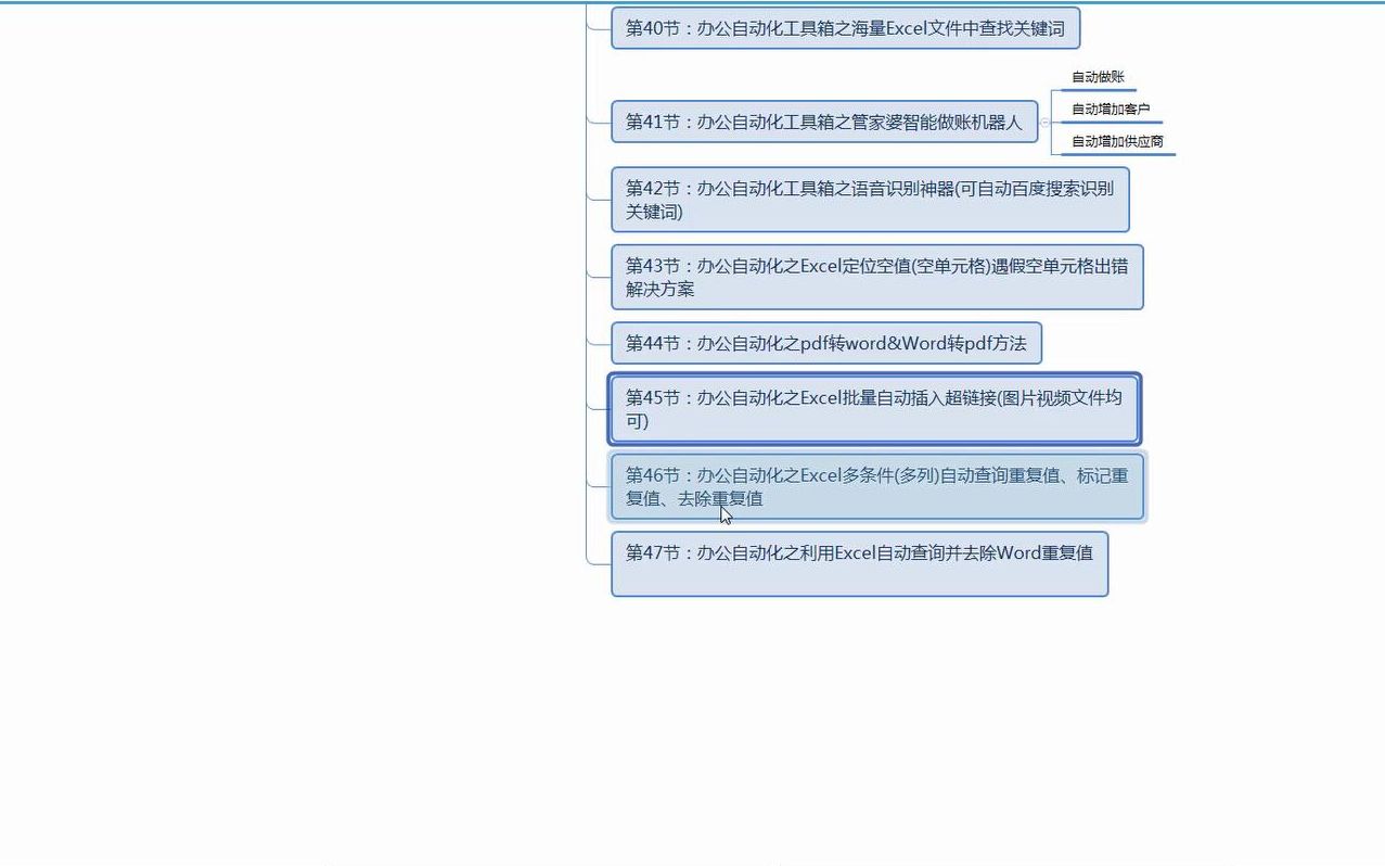 47办公自动化之利用Excel自动查询并去除Word重复值哔哩哔哩bilibili