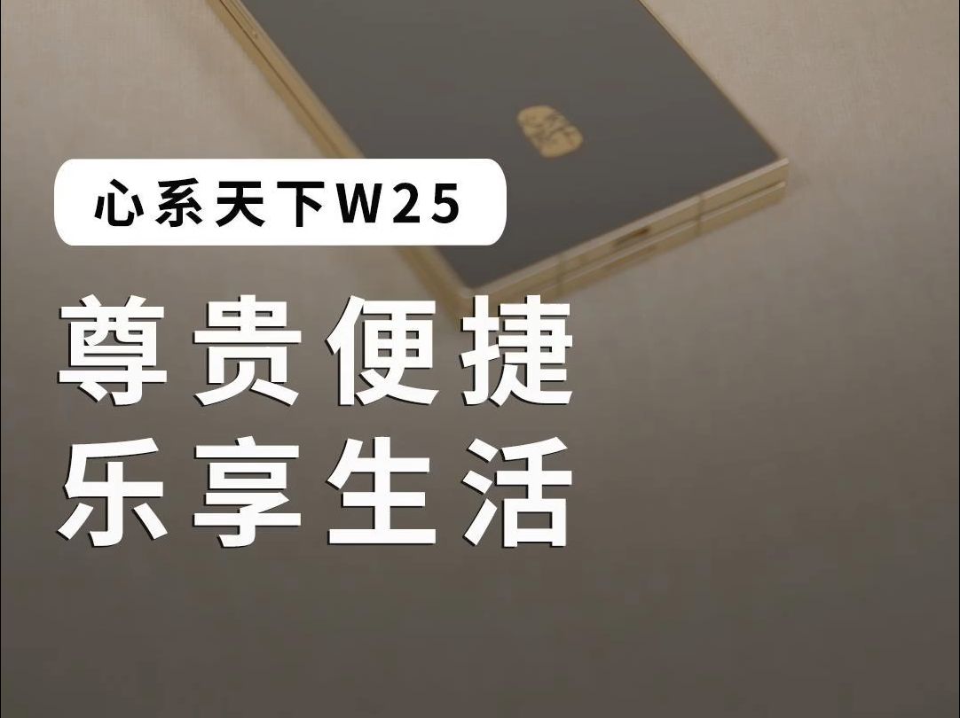 心系天下W25,搭载智能AI模型,尊贵便捷,让您纵享科技,乐享生活~哔哩哔哩bilibili