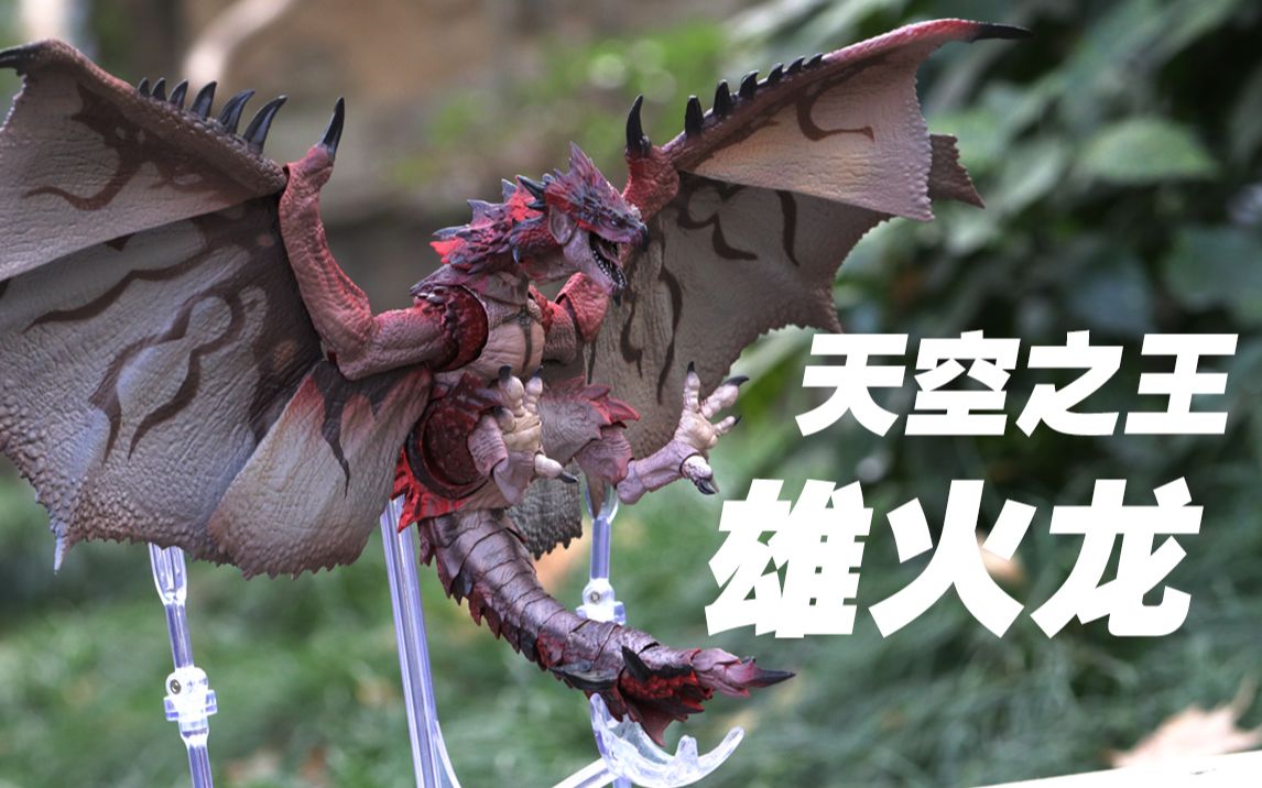 天空之王怪物猎人曾经的新人一道坎万代shm怪物猎人雄火龙分享