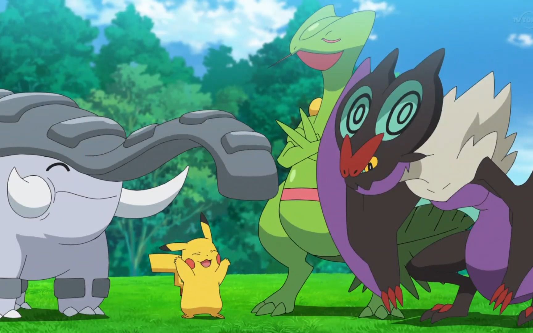 宝可梦最终章第1集 小智用以前的宝可梦打倒火箭队