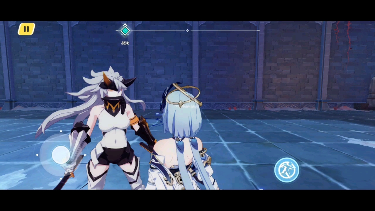 近距离观看双刀娘死士