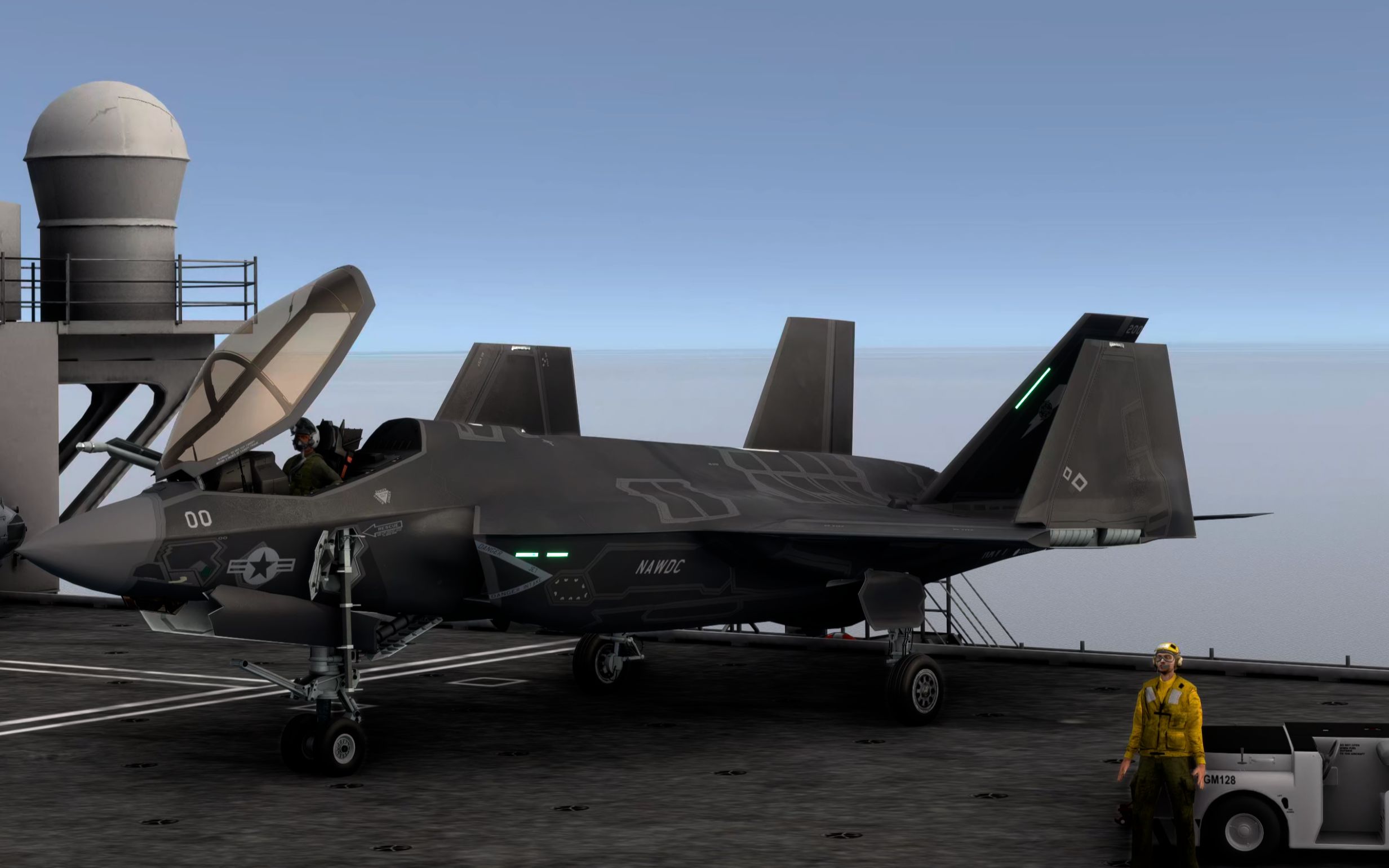 航母冷启动弹射起飞舰载机f35mfs2020