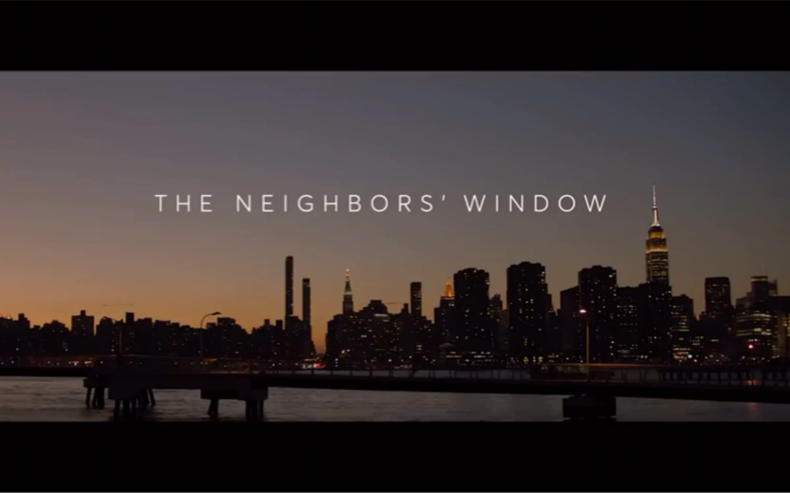 [图]《The Neighbors’ Window》第92届奥斯卡最佳真人短片P1