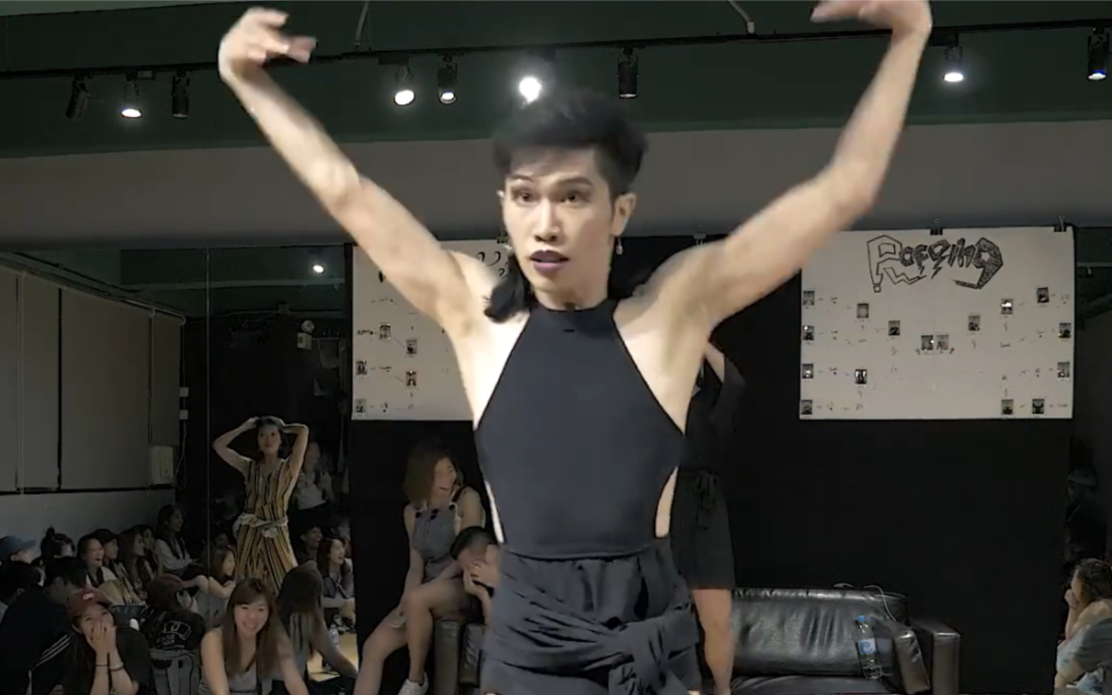 waacking小宝一人一首歌好刺激的感觉