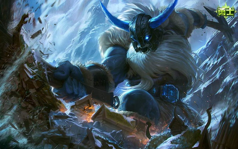 狂战士 奥拉夫 冰河时代 皮肤浏览 skin spotlight