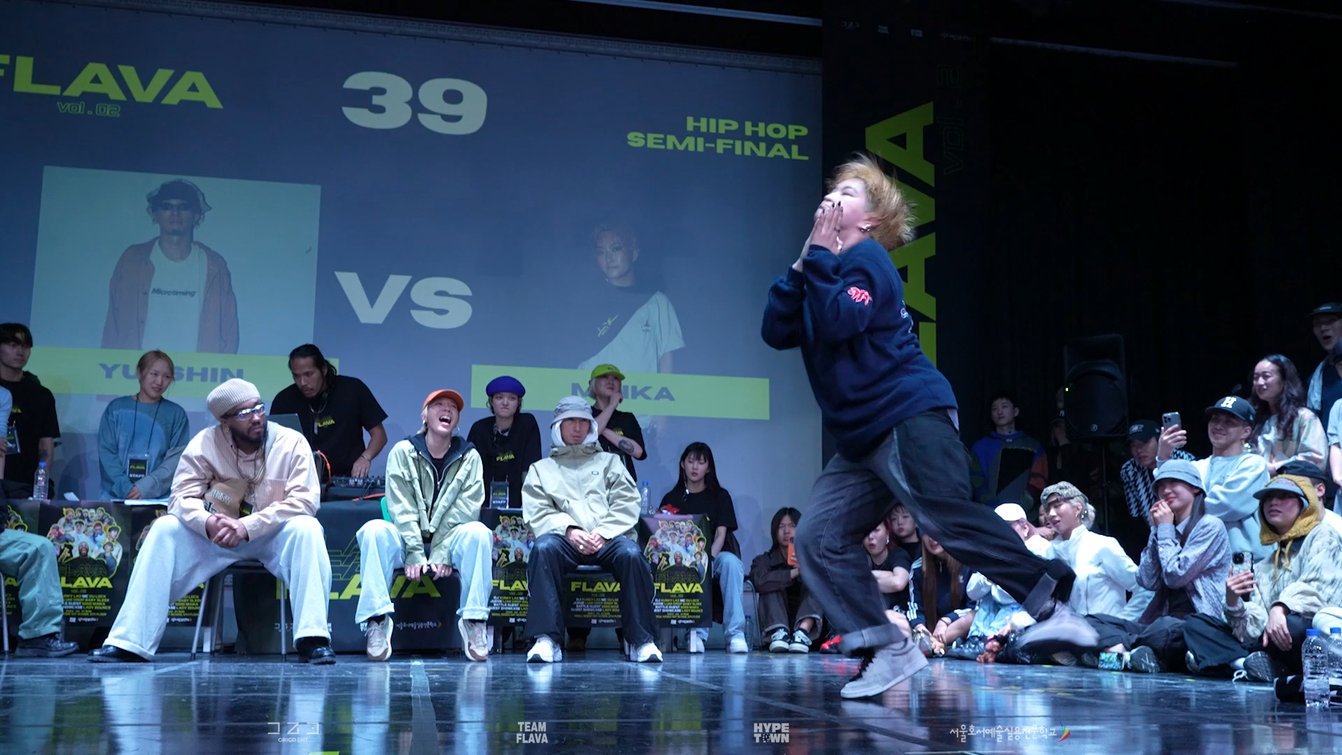 yuushin vs maika semi-final 1on1 hiphop battle 2024 flava vol.