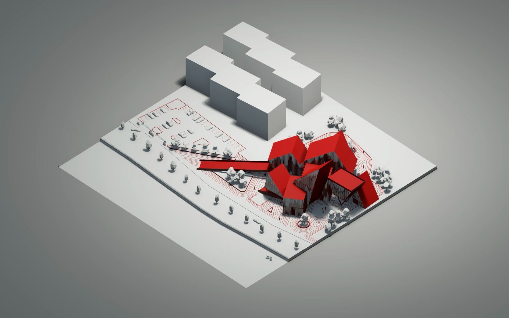 光复-苏州河红色文化展览馆设计 建筑模型视频