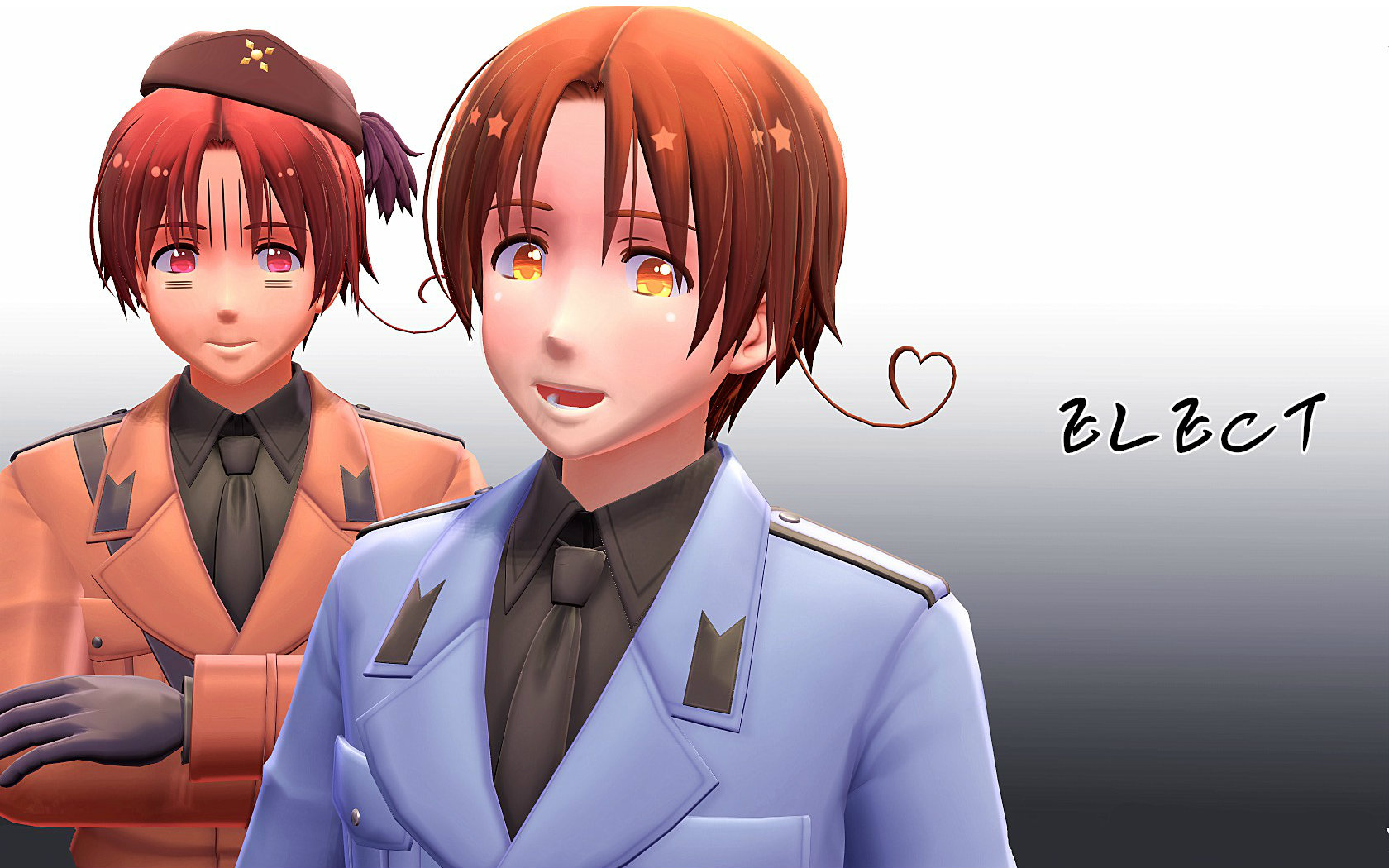【aph/mmd】 黑白伊的elect_哔哩哔哩_bilibili