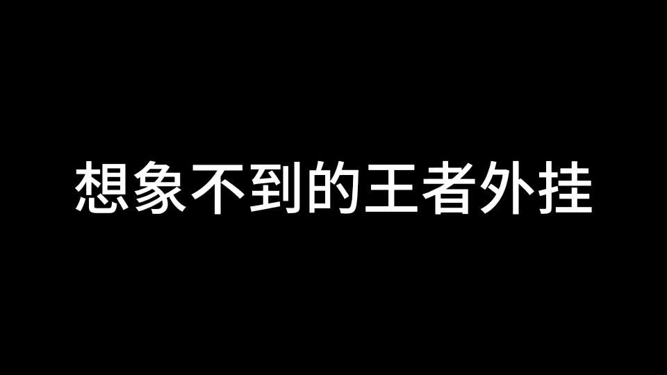 想象不到的王者外挂,都来看看哔哩哔哩bilibili