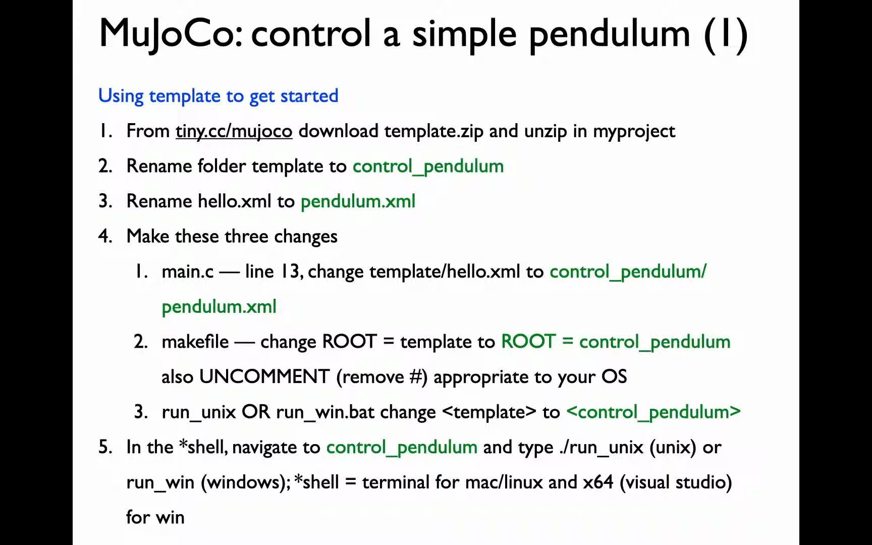 MuJoCo Lec3  Controlling a onelink pendulum (Spring 2022)JNgOOPVb5k哔哩哔哩bilibili