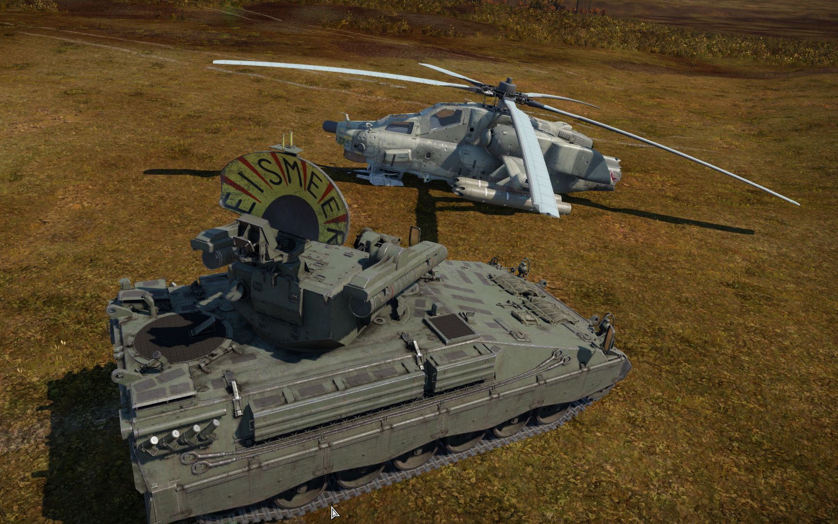 当战地4防空车玩家玩了战雷防空载具之后,禁飞区警告!