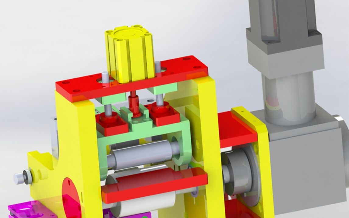 锂电池模切极片输送模组:气缸下压机构的设计优化_哔哩哔哩 (゜-゜)つ