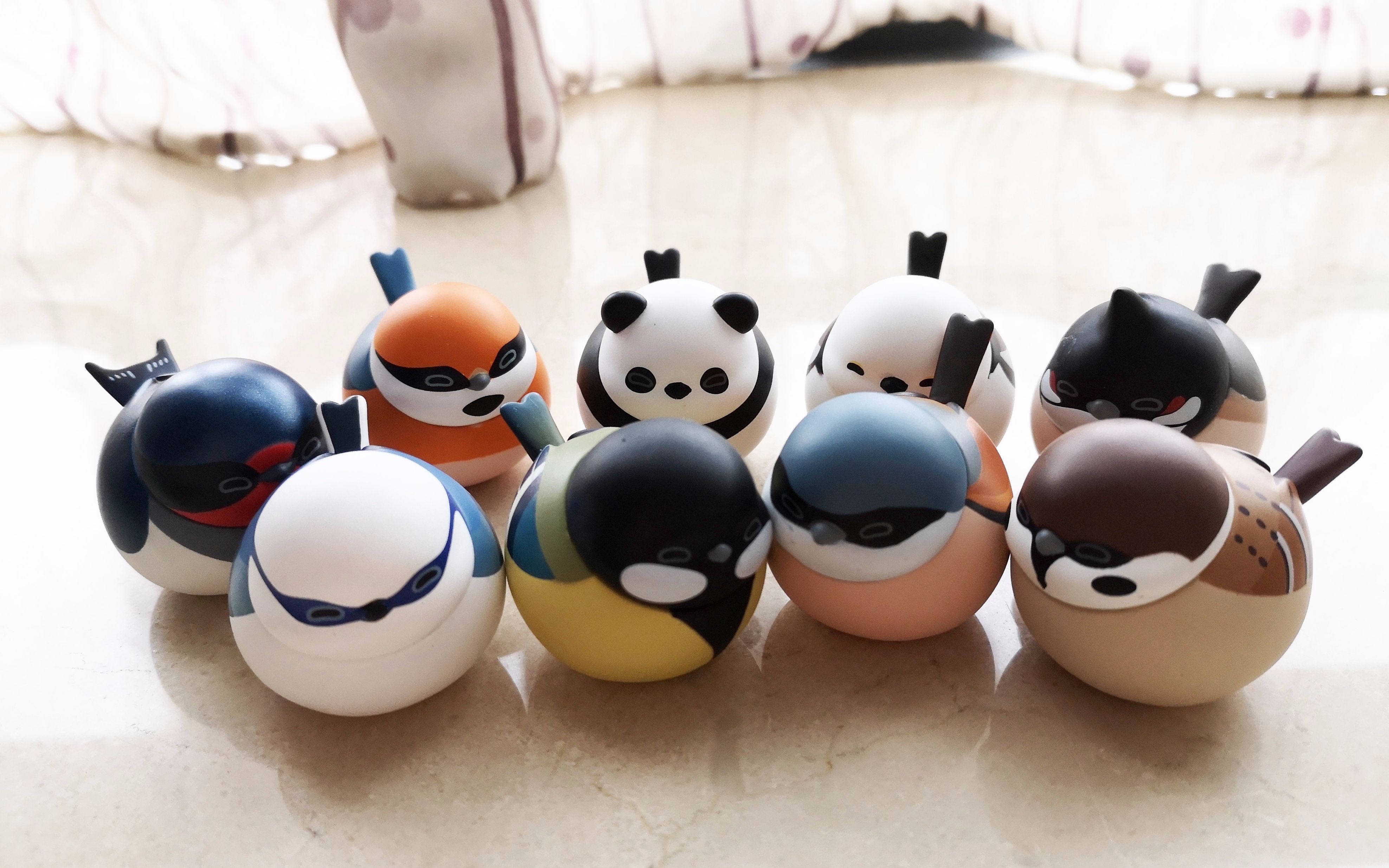 【盲盒】空想造物x极危物种 "球球啾之中国的雀类"盒蛋