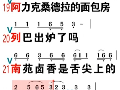 苹果香黑大婶版C调直播间教唱用的简谱动态谱分享哔哩哔哩bilibili