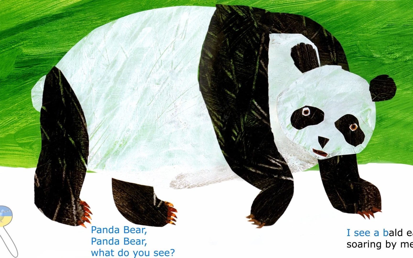 [图]【3-6岁英文】【动物认知】Panda Bear,Panda Bear,What Do You See【语速慢】【有逐字字幕】