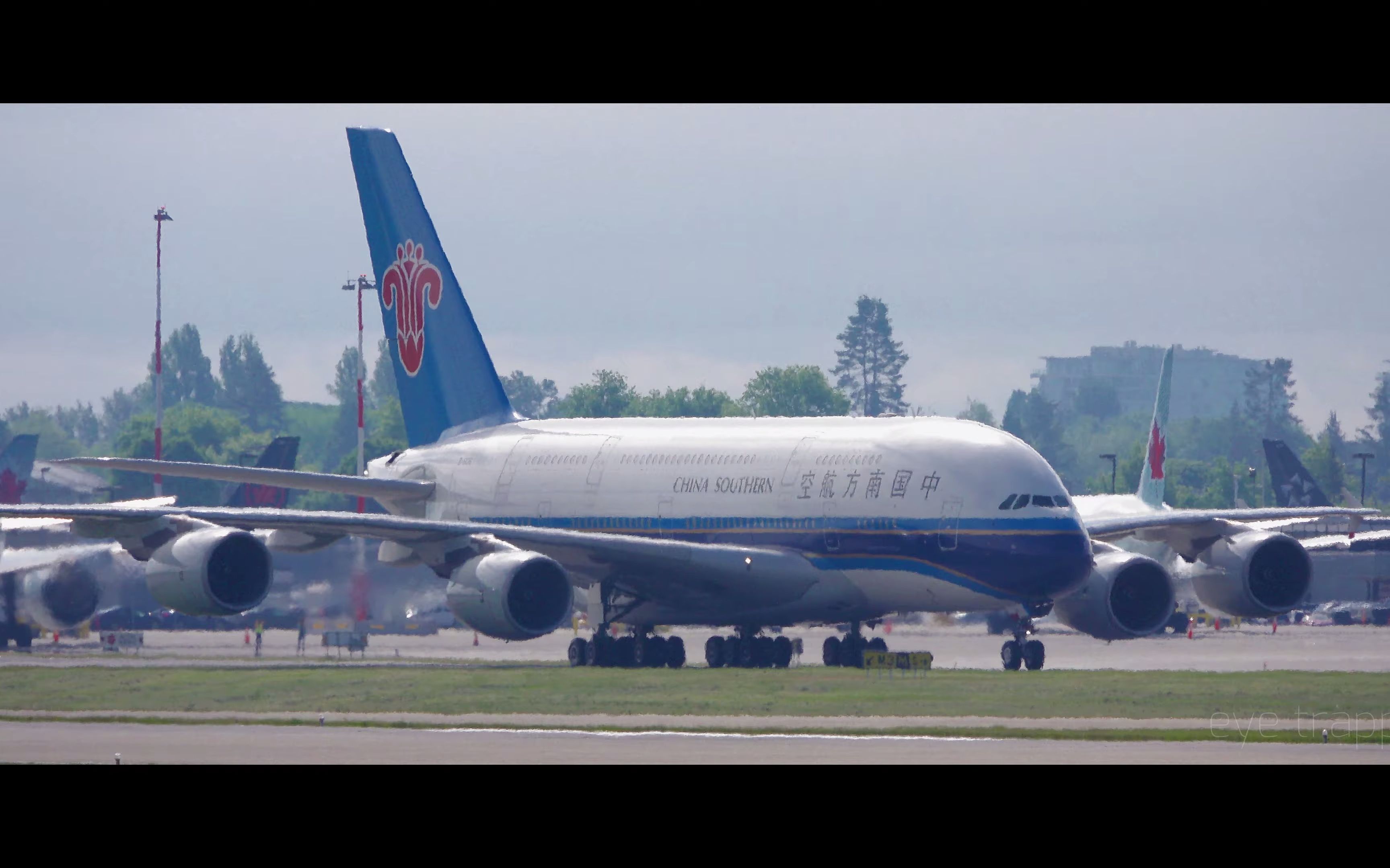 南航a380降落 2020.5.19|溫哥華國際機場|4k