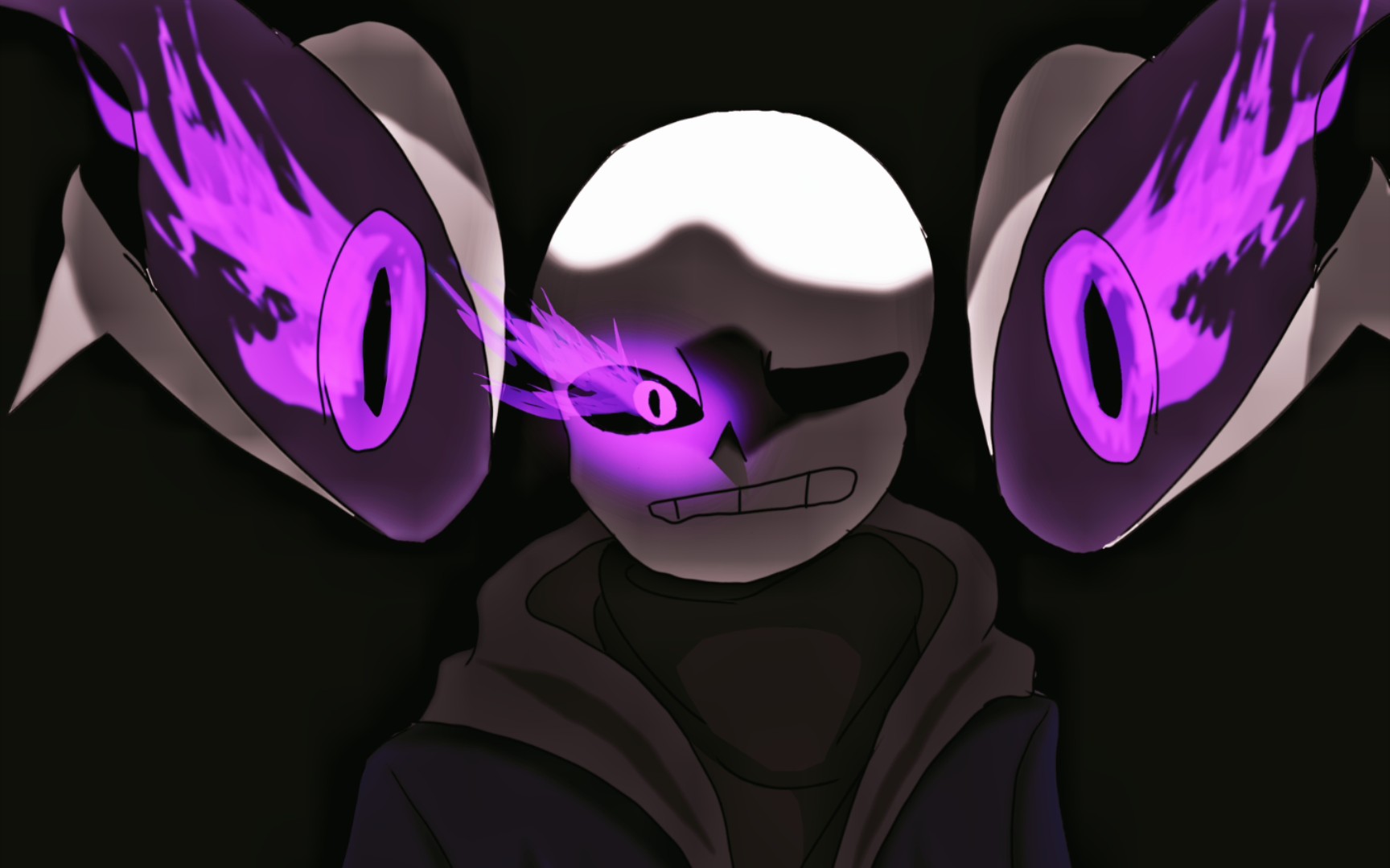 国人au〕抑郁传说 sans 二阶段《仇障双目》