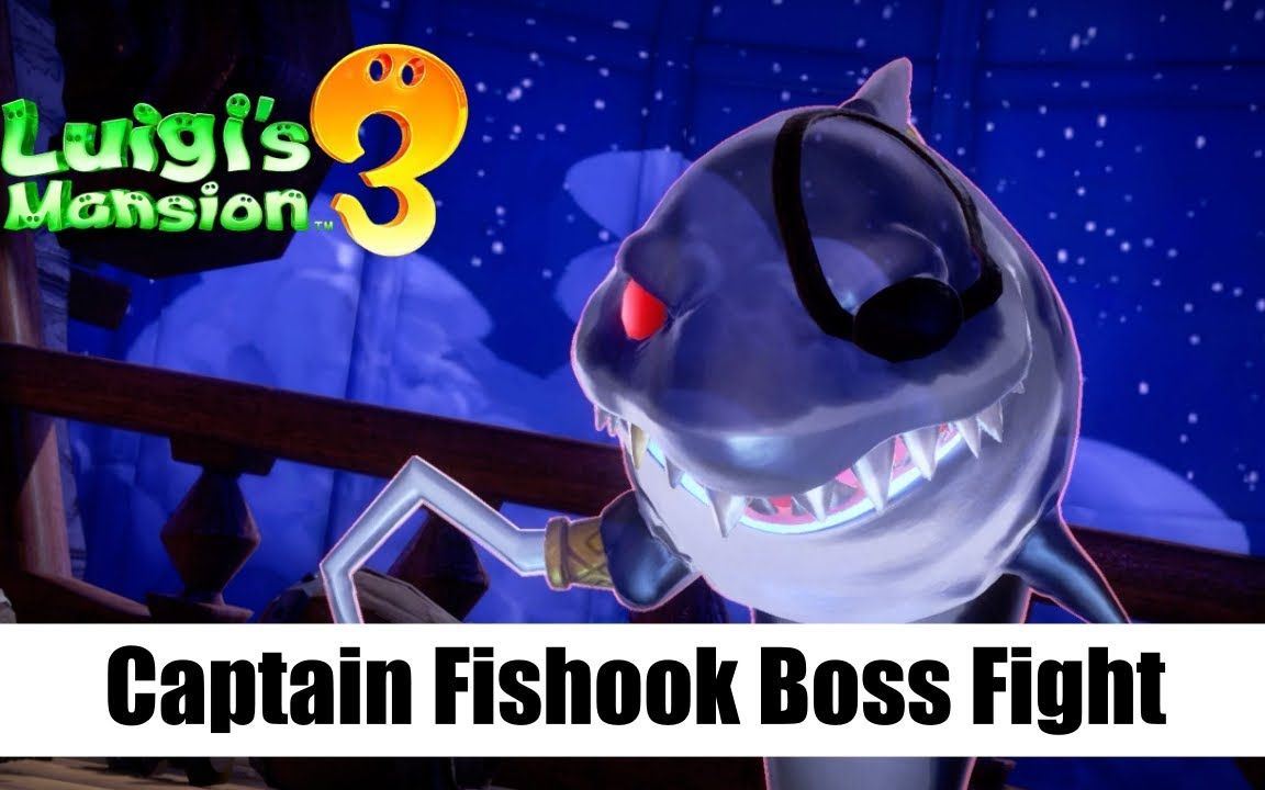 活动作品路易吉洋楼312层和鲨鱼海盗船长的boss战