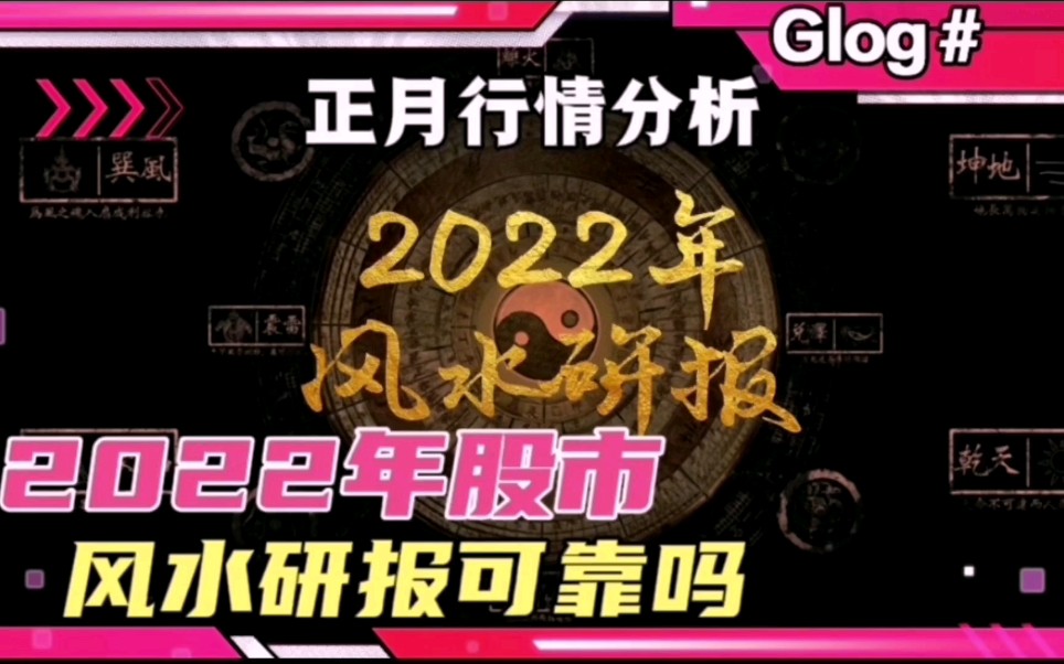 2022年股市风水研报分析哔哩哔哩bilibili