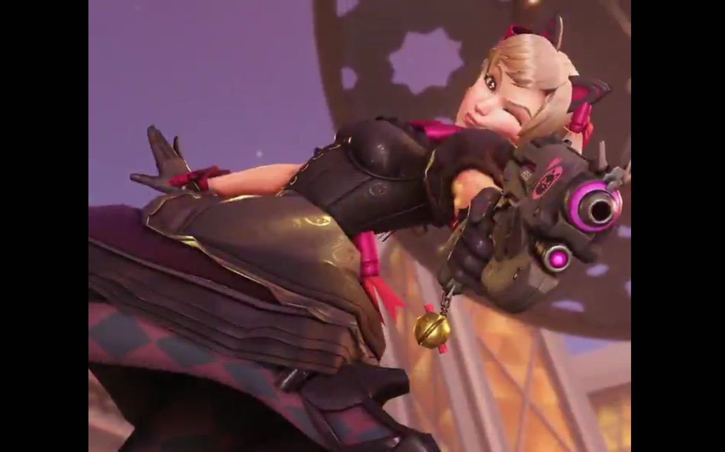 即将于24号上线的dva新皮肤: 黑猫卢娜