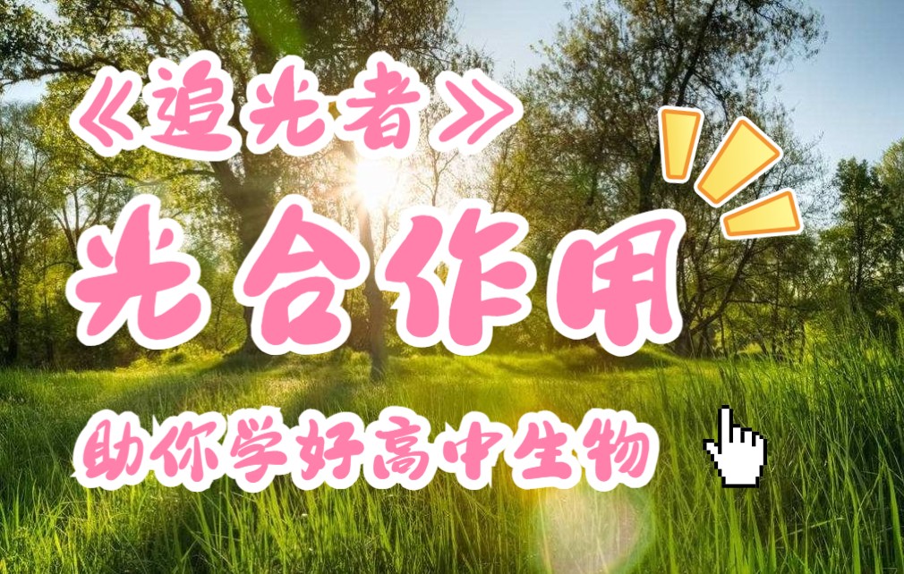 [图]【高中生物】歌曲：光合作用——改编自《追光者》