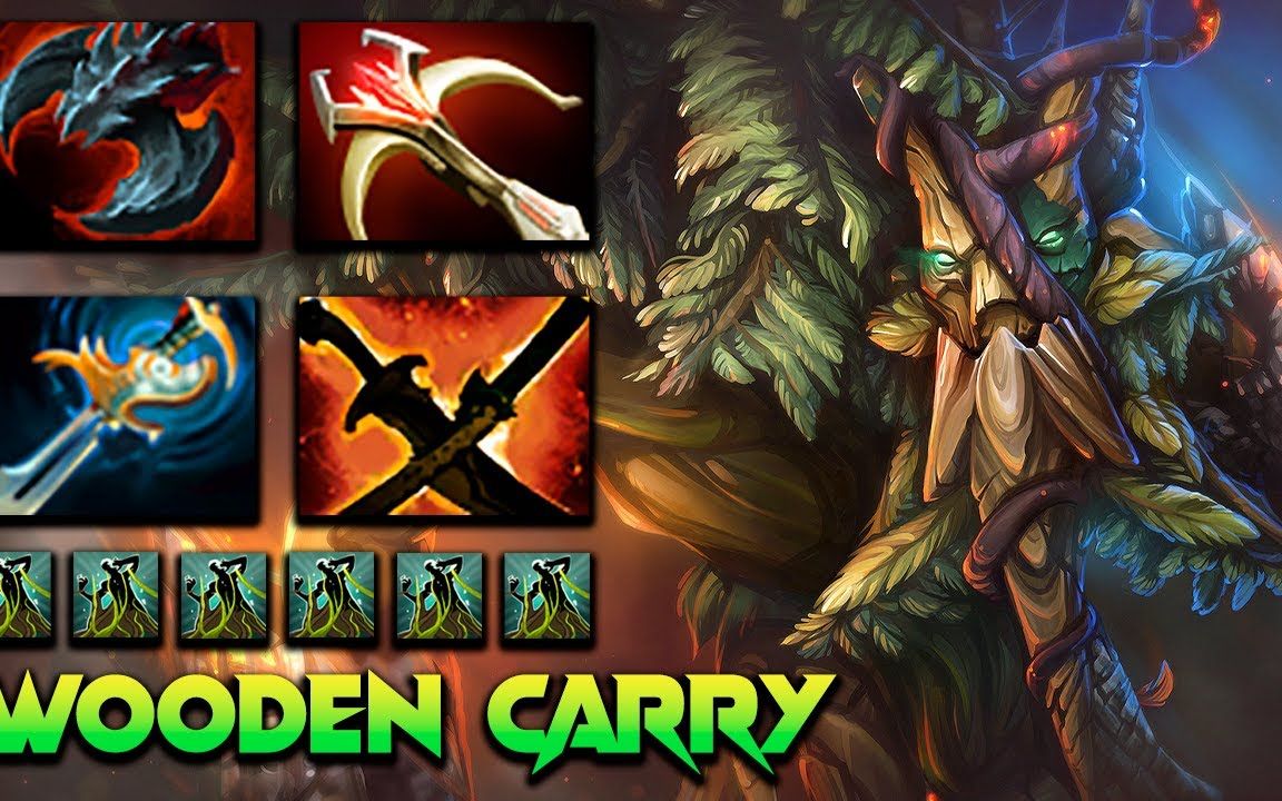 29 dota2 大树教学】goodwin大树教学!见过物理输出的大树吗?