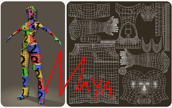 【段老湿】教你剥皮,快速搞定uv - maya入门到入魔