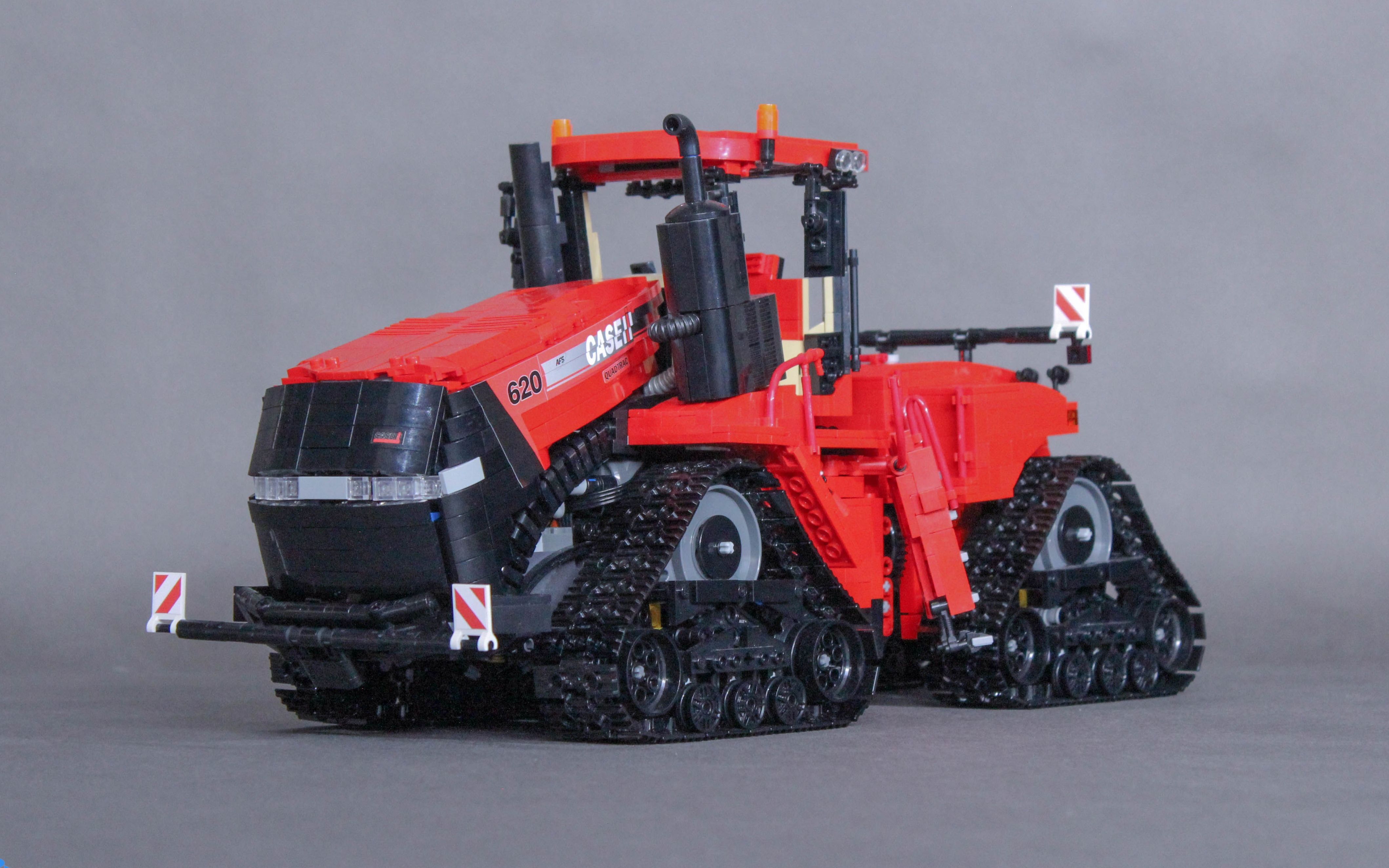 凯斯 quadtrac 620 履带拖拉机 lego乐高 technic科技/机械 moc