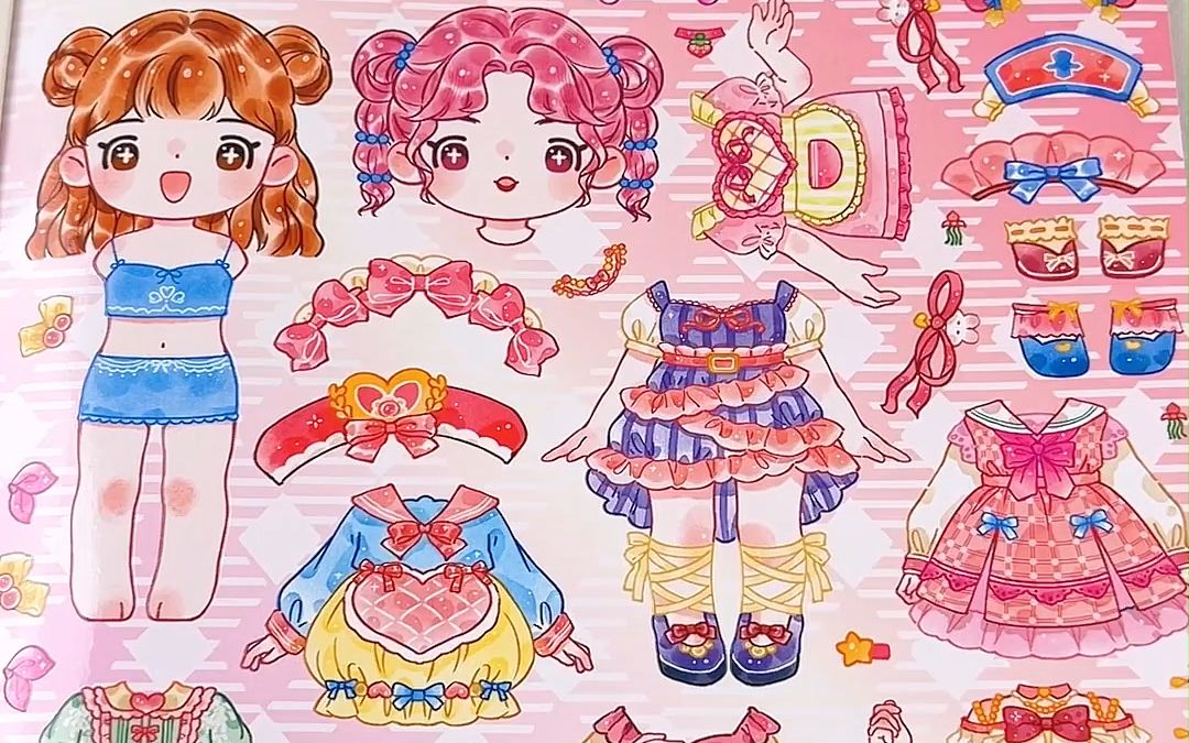 闪闪无边换装贴纸2.0来喽!