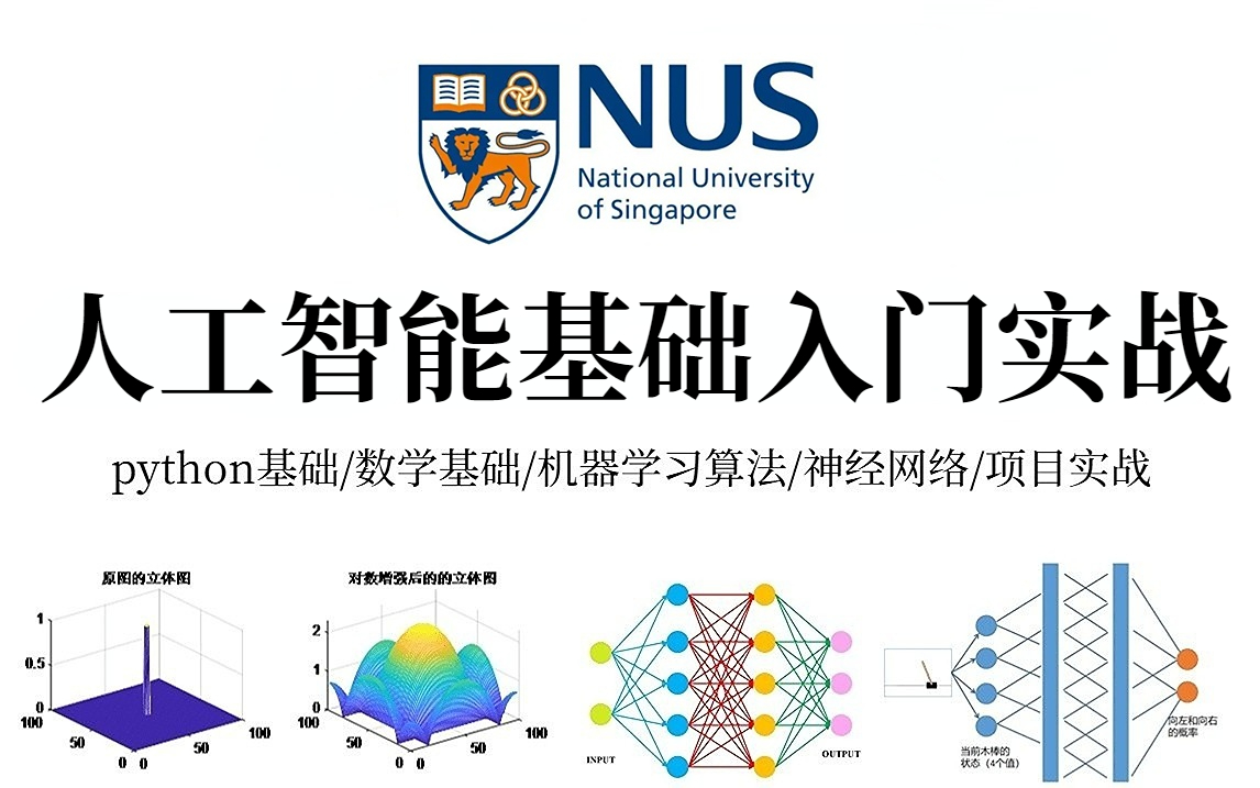 [图]不愧是公认最好的【人工智能从入门到进阶】课程，计算机大佬带你无门槛上手！绝对值得收藏！！人工智能专业/人工智能