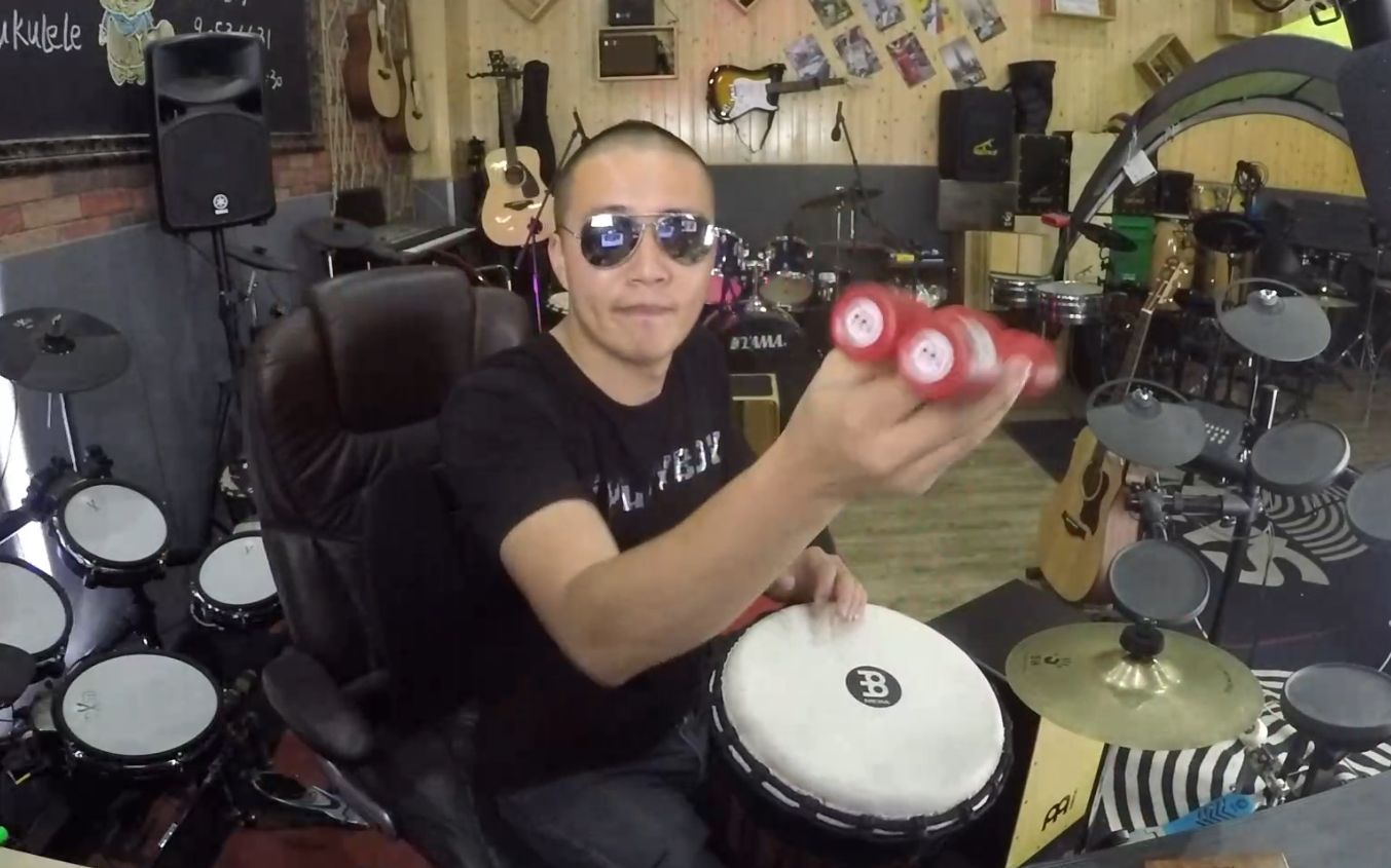 凯文先生《男人花》非洲鼓丽江手鼓音乐演奏表演