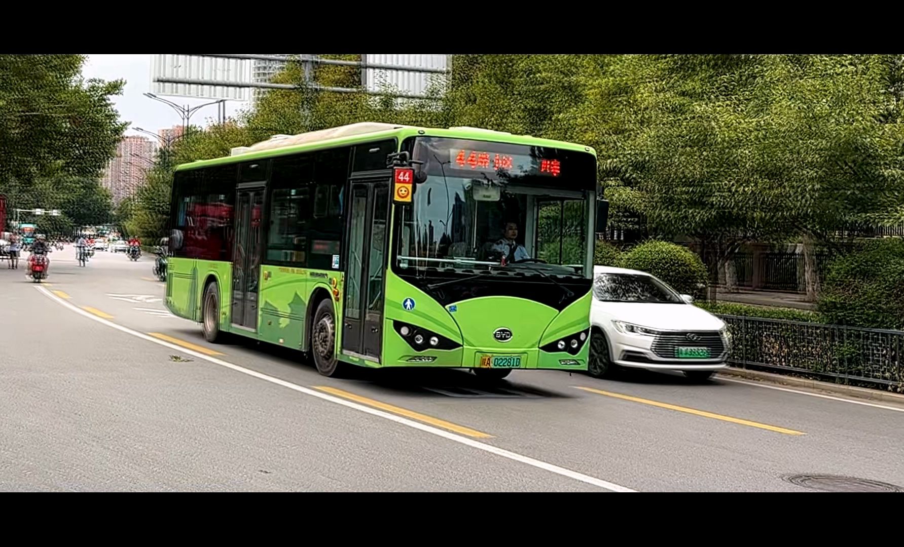 陕西西安公交 44路 陕a02281d