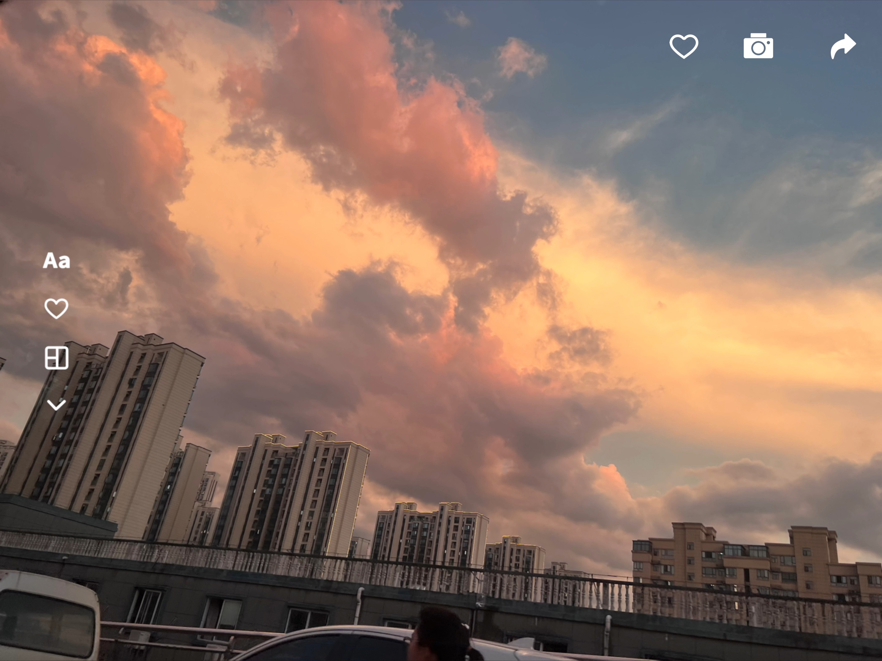 好天气可以让人有好心情哦!