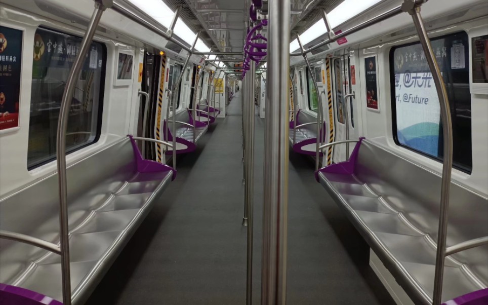 杭州地铁7号线东条希 机场——坎山 运行与报站_哔哩哔哩_bilibili