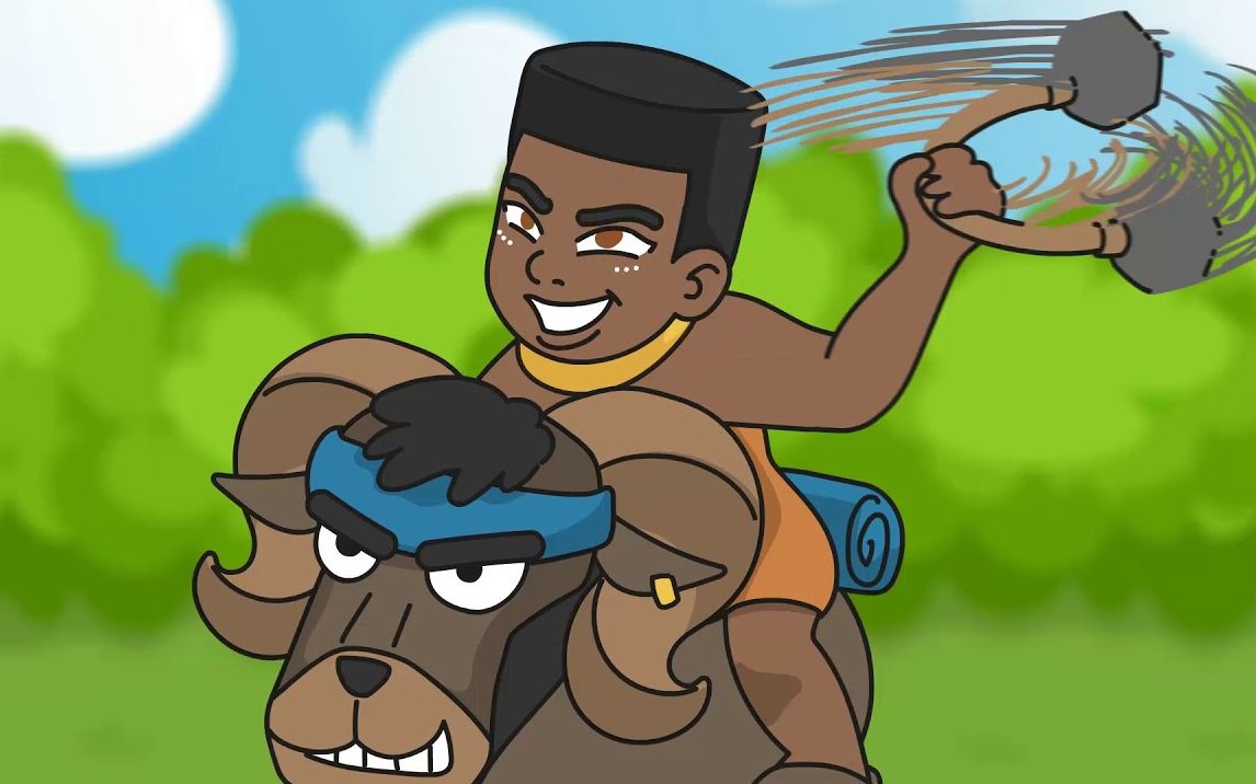 【皇室战争】皇室战争动画短片 蛮羊骑士 (parody)