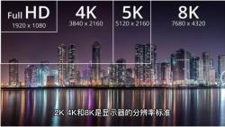 2K、4K和8K显示器这些数字代表什么?分辨率是不是越大越好呢?哔哩哔哩bilibili