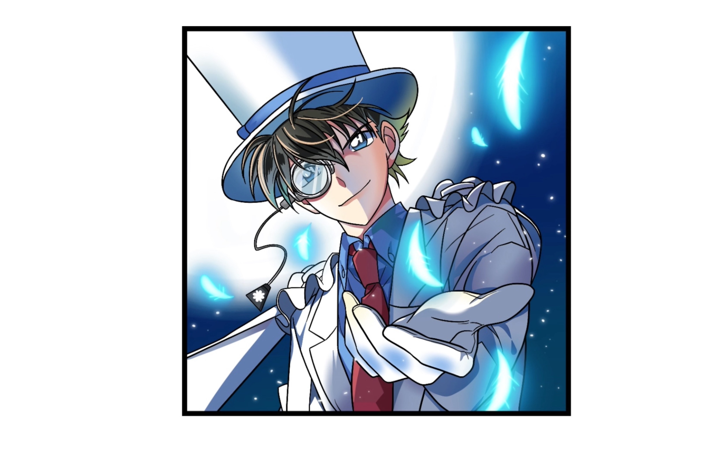 爸爸画的怪盗基德vs我画的怪盗基德