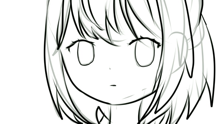 洛天依绘画过程.